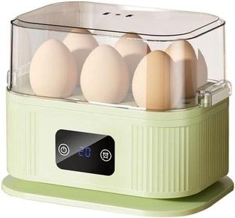 OEM Cocedor De Huevos, Mini Cocedor De Huevos Port&aacute;til Al Vapor Para Uso Dom&eacute;stico, Cocci&oacute;n El&eacute;ctrica R&aacute;pida Para Hasta 6 Huevos, Color Verde