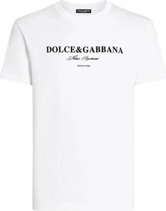 Dolce & Gabbana Hombre, Camisetas, Blanco, Talla: L