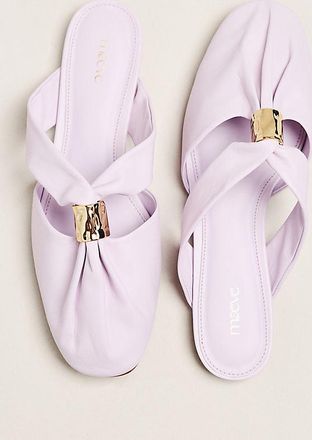 Maeve Hardware Closed-Toe Sliders