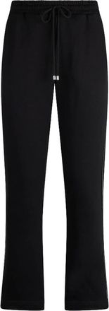 Patrizia Pepe Cotton Sweatpants with Rhinestone Detailing