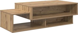 vidaXL Mesa De Caf&eacute; Roble Artisan 105 X 50 X 32,5 Cm Vidaxl
