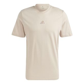 adidas Elevated Pile Embroidery Logo T-Shirts White HY1333