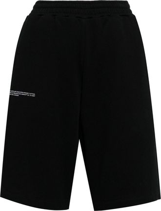 PANGAIA 365 Midweight Long track shorts - unisex - Organic Cotton - S - Black