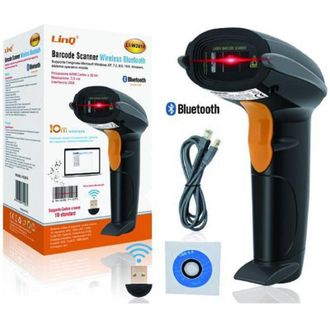 Trade Shop Trade Shop Traesio - Linq - Pistola Scanner Barcode Lettore Codici a Barre Bluetooth Wireless 10m Li-w2810