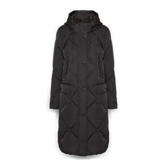 Elena Miro Jassen, Dames, Zwart, 5Xl, Nylon, Matte nylon donsjas