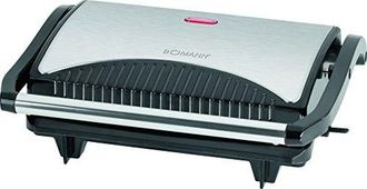 Bomann Parrilla Carne Bomann Mg2251cb Negro 700 Vatios Acero