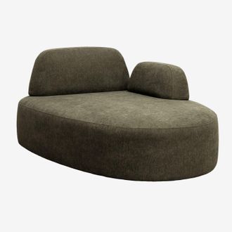 Sklum M&oacute;dulo Chaise Longue Derecho Con Reposabrazos Para Sof&aacute; Modular Tapizado Giorgia Sklum