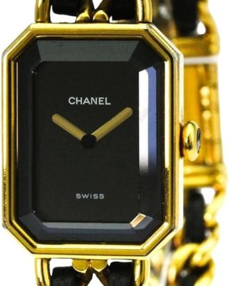 Chanel Pre-owned Watches, female, Black, Size: ONE SIZE Pre-owned Glass Watch
