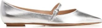 Stuart Weitzman Emilia Metallic Mary Jane Flats, Brand Size 36 ( US Size 5.5 )