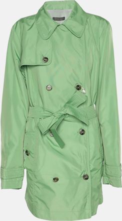 Marina Rinaldi Green Nylon Belted Jacket