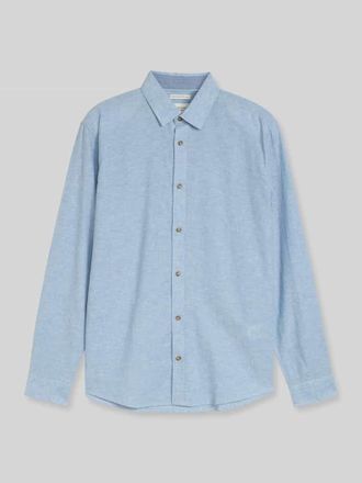 Tom Tailor Regular Fit Freizeithemd aus Leinen-Baumwolle-Mix in Hellblau, Gr&ouml;&szlig;e XXXL