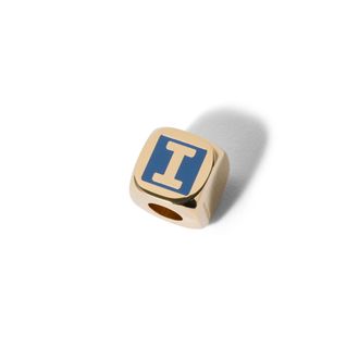 Miu Miu Enameled Metal Dice Charm, Woman, Periwinkle Blue