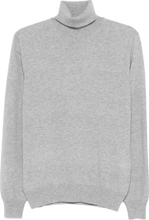 Gran Sasso Cashmere Turtleneck Sweater With Seamless Design