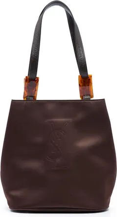 Saint Laurent Pre-owned Saint Laurent Nylon Tortoiseshell Tote Ladies XC7IH8WWRZAP67TS