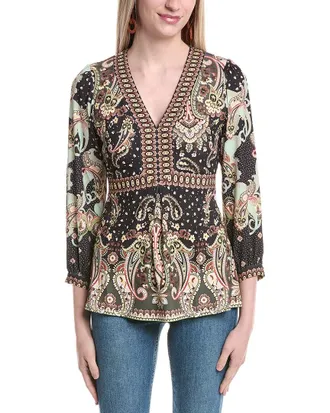 Hale Bob Hale Bob Destiny V-Neck Blouse