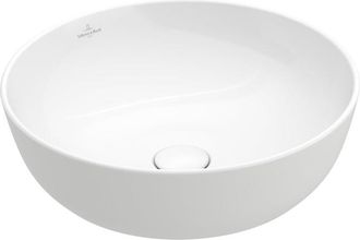 Villeroy & Boch Artis opzetwastafel - rond &Oslash;43cm - zonder overloop wit