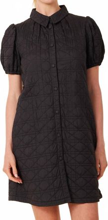 Dolce Cabo Quilted Dress In Black