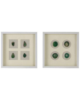 A&B Home Discontinued A&B Home 2Pc Coty Shadow Box Wall Decor