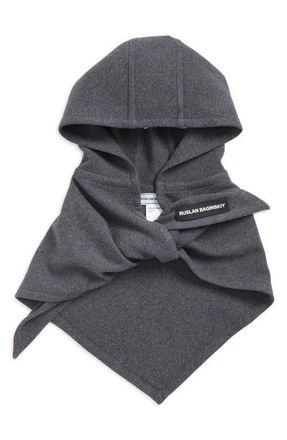 Ruslan Baginskiy Houstka Wool Blend Headscarf in Grey at Nordstrom