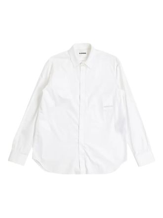 Jil Sander Overhemd met verborgen knoopmanchetten - Wit