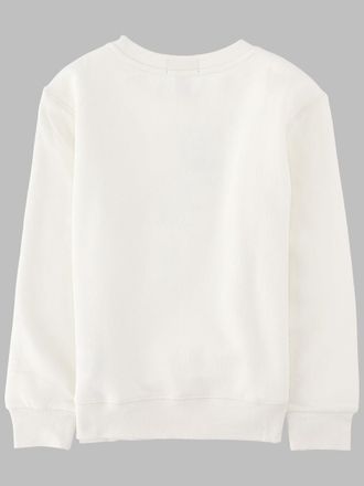 Polo Ralph Lauren Cotton-Blend Knit Pullover Sweatshirt - White