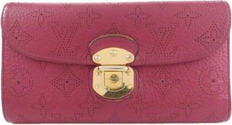 Louis Vuitton Leather Long Wallet (Bi-Fold) (Pre-Owned)