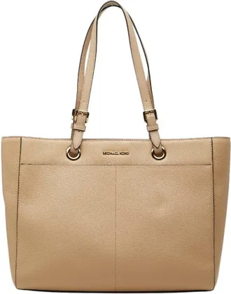 Michael Kors Beige Leather Tote Bag (Pre-Owned)