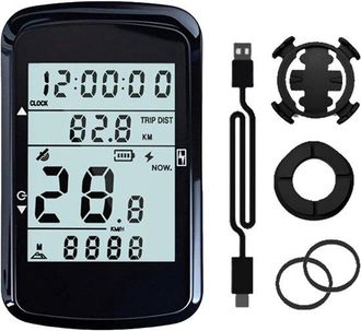 OEM Ciclocomputer Ricaricabile E Impermeabile Per Bicicletta, Utile Per Monitorare Velocit&agrave; E Distanza Percorsa
