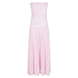 SIMKHAI Dames, Jurken, Roze, Maat: 2XS Katoen
