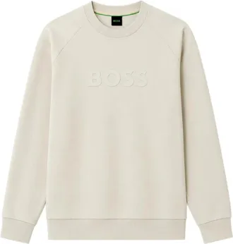 HUGO BOSS Uomo, Felpe, Beige, XL, new