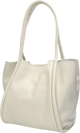 Fred De La Bretoniere Nalani Schoudertas - Dames - Shoppers - Grijs - ONE Size - Leer - Tassen