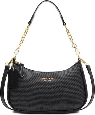 Generic PU Leather Shoulder Bag Versatile Handbag Crossbody Bag for Women Travel (Black)