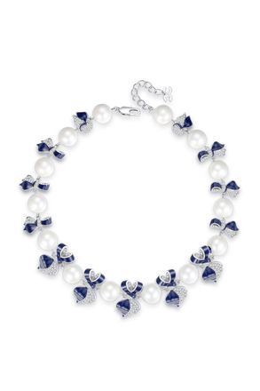 Classicharms Blue Enamel Butterfly Necklace