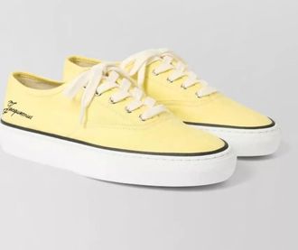 Jacquemus les fefe canvas low top sneakers