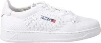 Autry Medalist Easeknit Low - Heren - Sneakers - Wit - 37 EU - Katoen - Schoenen