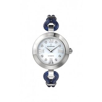 Eterna Accessoires, Dames, Grijs, ONE Size, Roestvrijstalen horloge