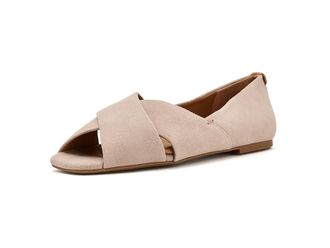 Gentle Souls Whoebe Womens Dress Flat Shoes Mushroom Suede : 9.5 M, Leather