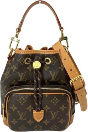 Louis Vuitton Pre-owned Bucket Shoulder Bag - Dames - Vintage Tas - Bruin - ONE Size - Vintage