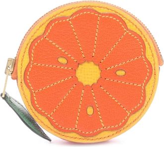 Herm&egrave;s 1994 Chevre Tutti Frutti coin pouch - Arancione