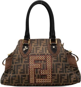 Fendi Pre-owned Fendi Zucca Canvas Grommet Etniko Du Jour Tote Ladies N05GO125MRL4L3EH
