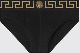 Versace Slip Greca Versace in cotone stretch