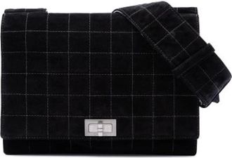 Chanel Borsa a tracolla pre-owned in camoscio trapuntato vintage - - Pre-owned - Donna - Nero - ONE SIZE