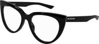 Balenciaga Demo Cat Eye Ladies Eyeglasses BB0218O 001 53