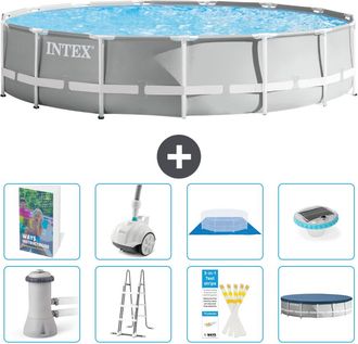 Intex Piscina Prism Frame Redonda - 457x107 Cm - 9-piezas S552