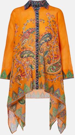 Etro Camicia oversize con stampa