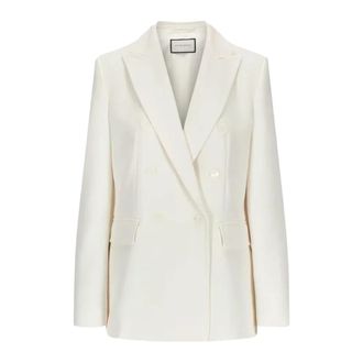 Andiata Traci W Blazer - Dames - Jassen - Wit - Maat: L Zijde