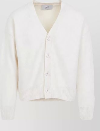 Ami wool cashmere cardigan