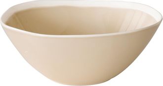 Easy Life Porcelain bowl 22,5x19,5 cm ABITARE CHIC BEIGE
