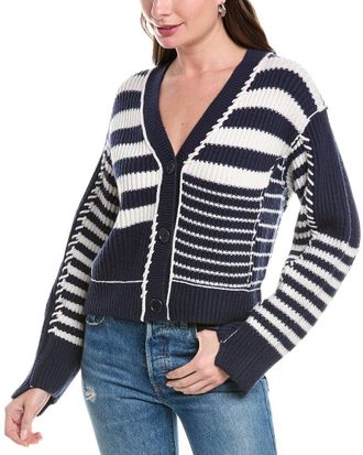 SIMKHAI Simkhai Adara Wool & Cashmere-Blend Cardigan