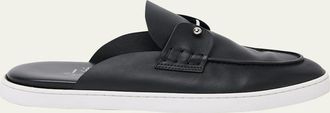 Christian Louboutin Mens Chanme Leather Slides
